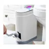 Avfallsbackar Joybos Smart Sensor Trash Can Electronic Matic Badrum Garbage Bin Hushåll Toalett Vattentät smal söm 220408 Drop D Dhgoh