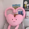 Cuscino in rete coreana rosso carino divertente gambe lunghe amore bambola di peluche regalo copriletto