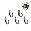 Hooks Rails 100st Vintage Hat Coat Door Wall Mounted Zinc Eloy Hook Home Handdukkläder Hanger Badrum Hängande krokar