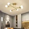 ノルディックシンプルな複数のE27リビングルームの装飾用の天井ランプランプ照明モダンな照明器具0209