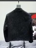 Męskie kurtki vintage mężczyzn jesienna czarna tweed kurtka szczupła sieć projektantów męskiej imprezy odzież wierzchnia moda moda krótki zamek błyskawiczny Twill