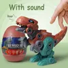 Blockerar DIY Dinosaur Sound Vocal Animals for Children Demontering Assembly Toy Screw Nut Model Set Early Education Kids 230210
