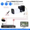 Bezpieczeństwo AHD 1080P PTZ Kamera PAN TILT 4X ZOOM IR60M CVI TVI Analog CVBS 4IN1 UTC Outdoor Full HD 2MP 5MP