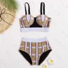 Sexy Burbrerys Designers voor dames Luxe bikini's Sets Transparante bandvorm Badpakken Damesbadpakken Zwemkleding Strand Vrouw Zwemkleding Biquini badmode