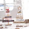 Décorations de Noël Ornements en bois utiles Accrocheur DIY Attrayant Ornement d'arbre d'artisanat