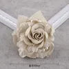 Dekorativa blommor 5pieces/väska bröllop brudgummen brudgummen boutonniere blommor party prom corsage spets rose brosch flicka hår