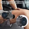 LCD Gun draagbare percussie Pistool Massager voor lichaam nek diepe weefsel spier ontspanning jicht pijnverlichting fitness 0209