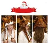 Bérets Christmas Balloon Cap de Noël Party Habill Up Props Ears Mothable Magile Elk Long Creative Soft Gift For Kids