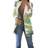 Women's Suits Stylish Casual Blazer Long Sleeve Versatile Women Single Breasted Printing Office Lady Suit Jacket