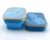 Siliconen Inklapbare lunchboxen Magnetron Lunch Buiten Voedsel Container Bento Box Keuken servies