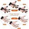 Handgrepp Finger Gripper Flex Gripster Guitar Grip Exerciser Strengthener 6 resistenta nivåer Expander Gummi Trainer Elastic 230210