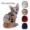 Hondenauto-covers Backpack Soft Pet Snack Bag Puppy Cute School Handige grote capaciteit Portable Carrier Outdoor Supplies