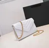 Designer de luxe femme sac à main femmes sacs à bandoulière en cuir véritable boîte d'origine Messenger sac à main chaîne avec porte-carte fente embrayage 8 couleurs