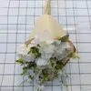 Dekorativa blommor Rose Peony Bouquet Artificial Imitation Flower Bride Holding Living Bedroom El Outdoor Garden Decoration Accessories