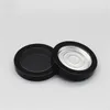 Storage Bottles Empty 59mm Black Single Layer With Window Pressed Powder Compact DIY Pressure Plate Dispensing Case Eyelashes Box 20pcs