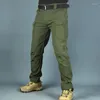 Pantalons pour hommes Printemps Hommes Casual Cargo Pantalon Multi-poche Tactique Automne Camouflage Militaire