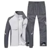 Men's Hoodies 5XL 2023 Exercise Active SportSuit Sweatshirts Patchwork Men Stand Collar Sportswear Male Outwear Tracksuit Pants