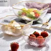 Bowls Transparent Phnom Penh Glass Bowl Fruit Plate Salad Snack Dessert Soup Plates Noodle Decorative Tableware