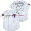 Stitched New College Baseball Wears Baseball 23 Ryne Sandberg Jersey Baseball Hall of Fame Jerseys 1942 1969 1994 White Blue Grey