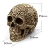 Decoratieve objecten Figurines Buf Modern Resin Standbeeld Retro Skull Decor Home Decoratie Ornamenten Creatieve kunst Snijden Skull Mod 230210