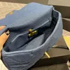 Качественные сумки с высоким плечами роскошные дизайнеры C Fashion Women Women Cowboy Choarse Cheap Magbags Suckbody Totes сумки сцепление дамская кошелек с логотипом 5A