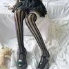 Kvinnors strumpor Kvinnors siden lår med hög strumpor nylon för Halloween cosplay kostymfeststrumpbyxor