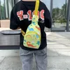 Cute Cartoon Dinosaur Baby Backpack Children Boys Girls Chest Messenger Bag Travel Strap Bag Adjustable Animal Kids Backpack