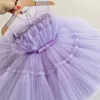Girl Dresses Kids Wedding Princess Gown Baby Clothes For Elegant Birthday Flower Dress Tulle Bridesmaid Evening Party