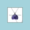 Pendentif Colliers Temps Collier Verre Drop Livraison Bijoux Pendentifs Dh71A