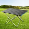 Camp Furniture Outdoor picnic folding table super light aluminum alloy fishing table camping chair self driving picnic portable mini table 230210