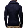 Pulls pour hommes hommes Srping et automne épais chaud pull à col roulé solide pull hommes vêtements de sport mâle tricots pour homme