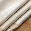 Zasłony zasłony 2023 Proste i nowoczesne białe jedwabne zasłony kationowe podwójne streamery uwielbiają srebrne sypialnię cieniowania