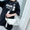 2023 Bags Clearance Outlets Men's fashion simple casual mobile phone high quality lovers triangle foreign personality women's one-shoulder messenger bag