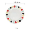 Plates Nordic Color Ceramic Plate Triangle Dishes High Bone Dinner Tableware Kitchen Flat Soup Rice Bowl Salad Grain