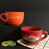 Mugs Friends TV Show Central Perk Big 600ml Coffee Tea Cup Cup Cappuccino Hompts for 230210