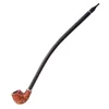 Smoking Pipes Solid wood long rod filter pipe creative extended handle cut tobacco pipe