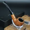 Tuyau de fumer classique petite et moyenne tuyau de bak￩lite SD-106 Type de tabac de nettoyage de morsure en toute s￩curit￩ de qualit￩ alimentaire