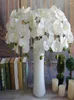 Decorative Flowers 30pcs White Phalaenopsis Butterfly Orchid Flower 78cm/30.71" Length 10Pcs/lot 7 Colors Artificial For Wedd