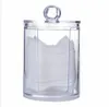 Packaging Bottles Plastic Cotton Swab Ball Pad Holder 10 Oz Bathroom Organizer Apothecary Jar Clear Container Dispenser box storage