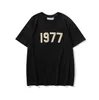 2023 Sommer Designer Luxus Herren T-Shirt T-Shirt Vorderseite Beflockung 1977 Buchstabe Silizium Rückseite High Streetwear Lose Oversize T-Shirt Skateboard T-Shirt Damen Tops