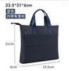 Briefcases Zipper File Bag Portable Materials Oxford Cloth Men And Women Office Meeting Briefcase Stationery