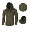 Herren Hoodies Herren Tops Winter Dünner Abschnitt Slim Long Sleeve lässig einfache einfache Farbhut -Kragen Sudaderas Sweatshirt