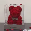 Faux bloemen groen 25 cm roze beer teddybeer bekentenis beer rose bear moeder'sdag kerstvriendin verjaardag Valentijnsdag jubileum cadeau 230209