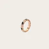 anillo de boda Anillos anchos y estrechos anillo de diseño serpentina Nácar blanco anillos de ágata roja 18 k rosa alto nivel de personalización anillo de mujer anillos de serpiente anillo