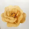 Decorative Flowers Artificial Velvet Rose Peony Flower Branch Wedding Backdrop Wall Decor Pography Props Stage Setting Road Fake Flore