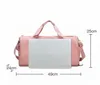 디자이너 Dufful Crossbody 가방 Llulu Wunderlust 대형 더플 백 40L 발수 나일론 여행 핸드백 대형 여성 요가 스포츠 피트니스 가방 11791