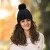 Beanies Beanie/Skull Caps Womens Winter Sticked Beanie Hat With Faux Pom Warm Knit Cap Hatts for Women Chur22