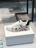 Best Quality Luxury designer White Leather ROYAL Mens Low Top Flat Sorrento Print Trainers Sneakers With Box