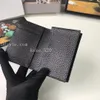 Корпус роскошных карт дизайнер Mens Pocket Organizer Mini Leather Bifold несколько веб -конверт визитной карточки держатель Money Clip 428737