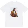 20FW Pharoah Sanders T-shirts masculino Sax Photo Summer Limited High Street Box Classic Box Camisetas Moda Casual Homens Breathable Mulheres Casais